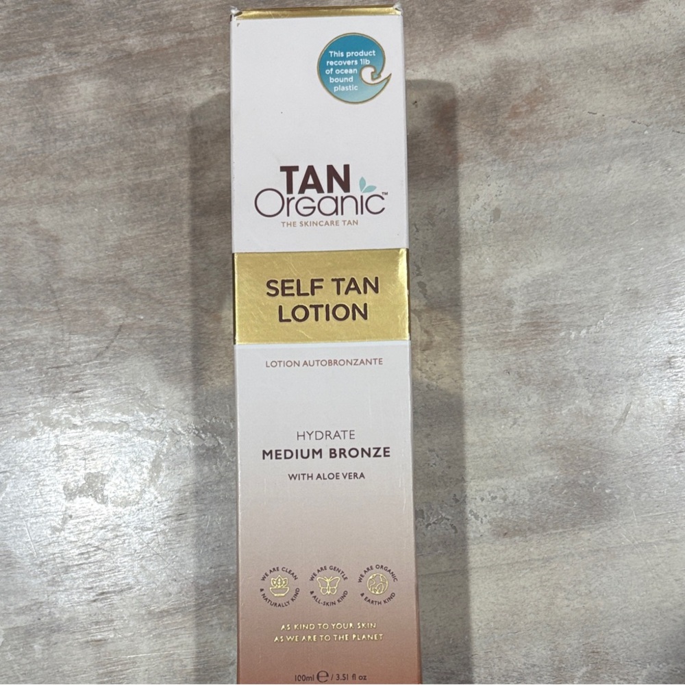 TanOrganic Self Tan Lotion with Aloe Vera